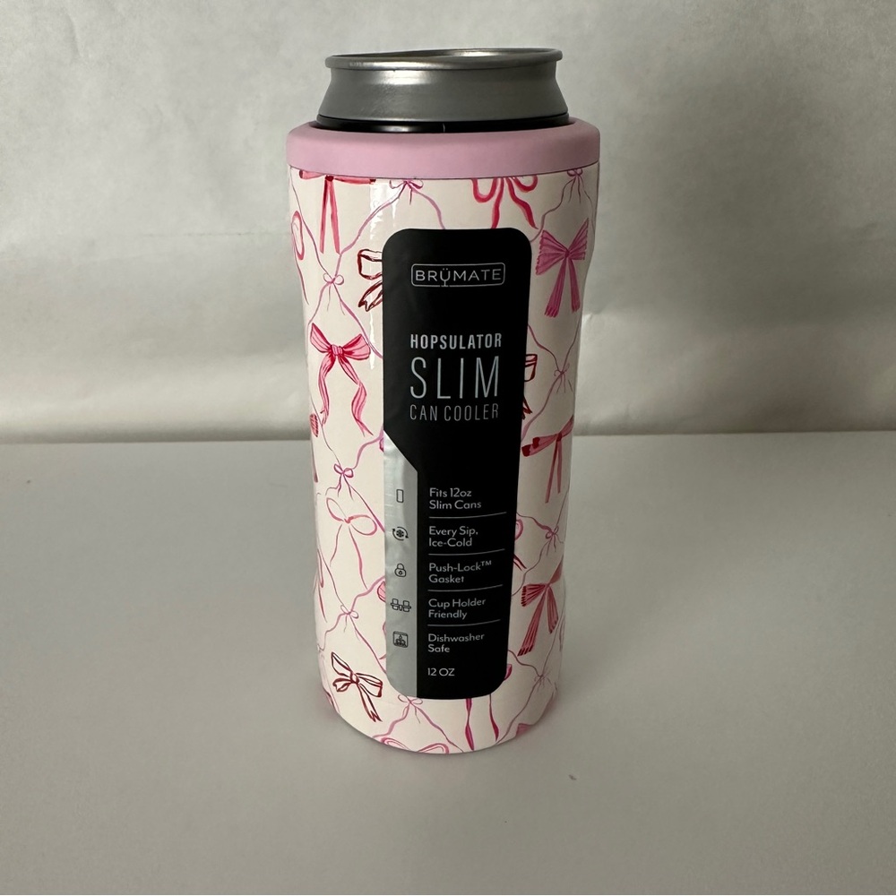 Brumate Hopsulator Slim Can Cooler Bows. Sold out and HTF